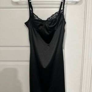 Princess Polly Black Lace Detail Mini Dress